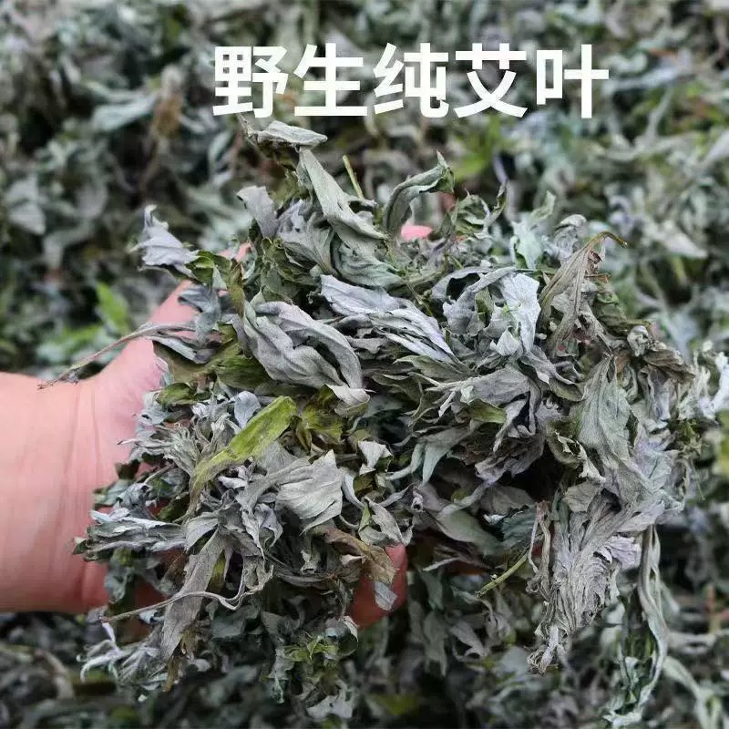 野生艾叶艾草叶山地野生干艾草正宗艾叶泡脚艾叶
