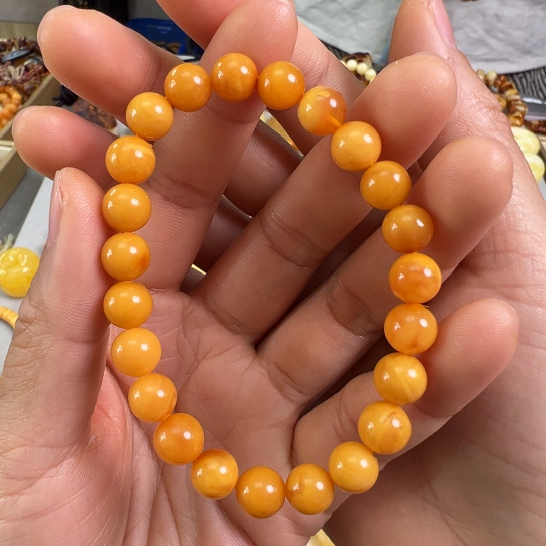 蜜蜡裸石未镶嵌蜜蜡