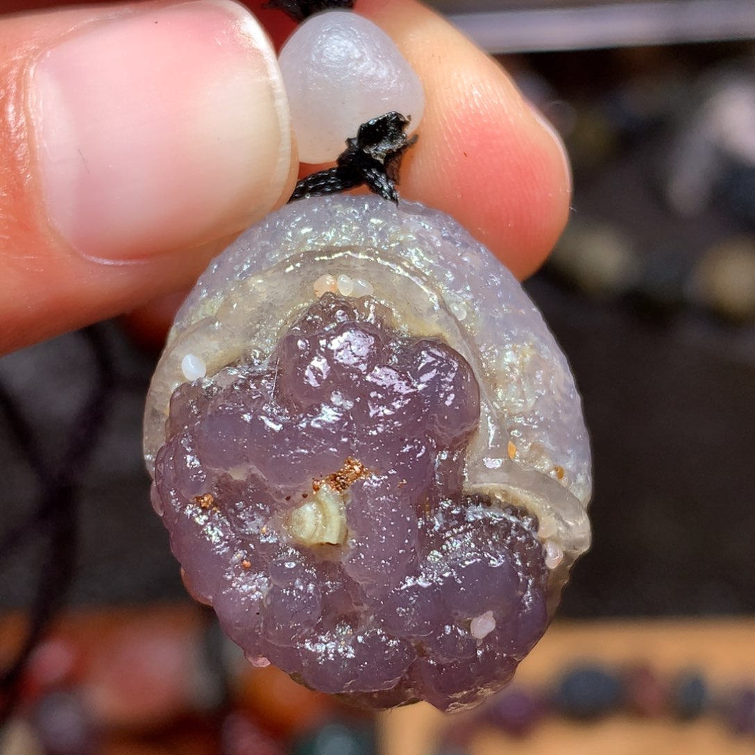 未镶嵌玛瑙/玉髓珠宝半成品