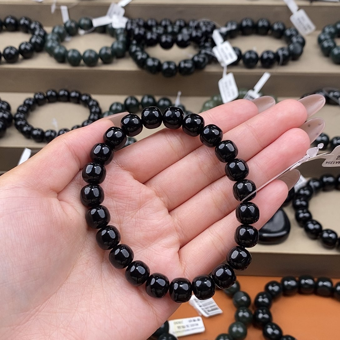 魔***涛和田玉未镶嵌手链