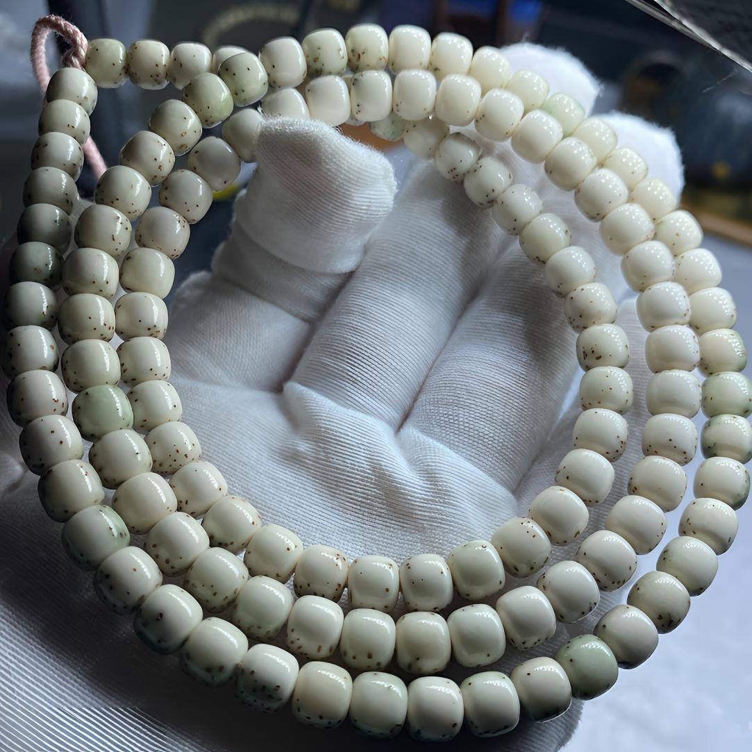 星月菩提瓷白6✖️5半臂