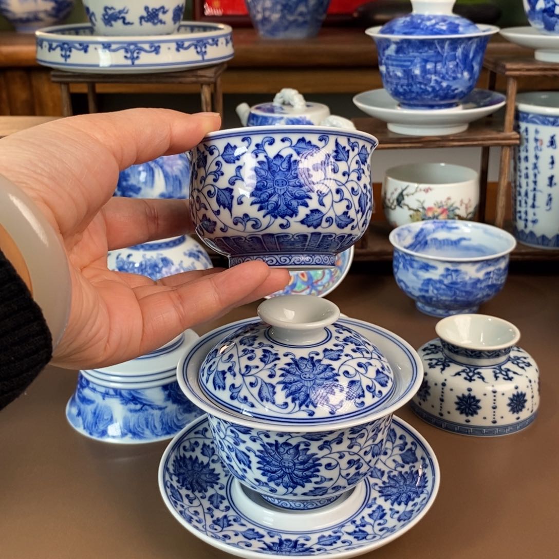 景德镇陶瓷手工手绘