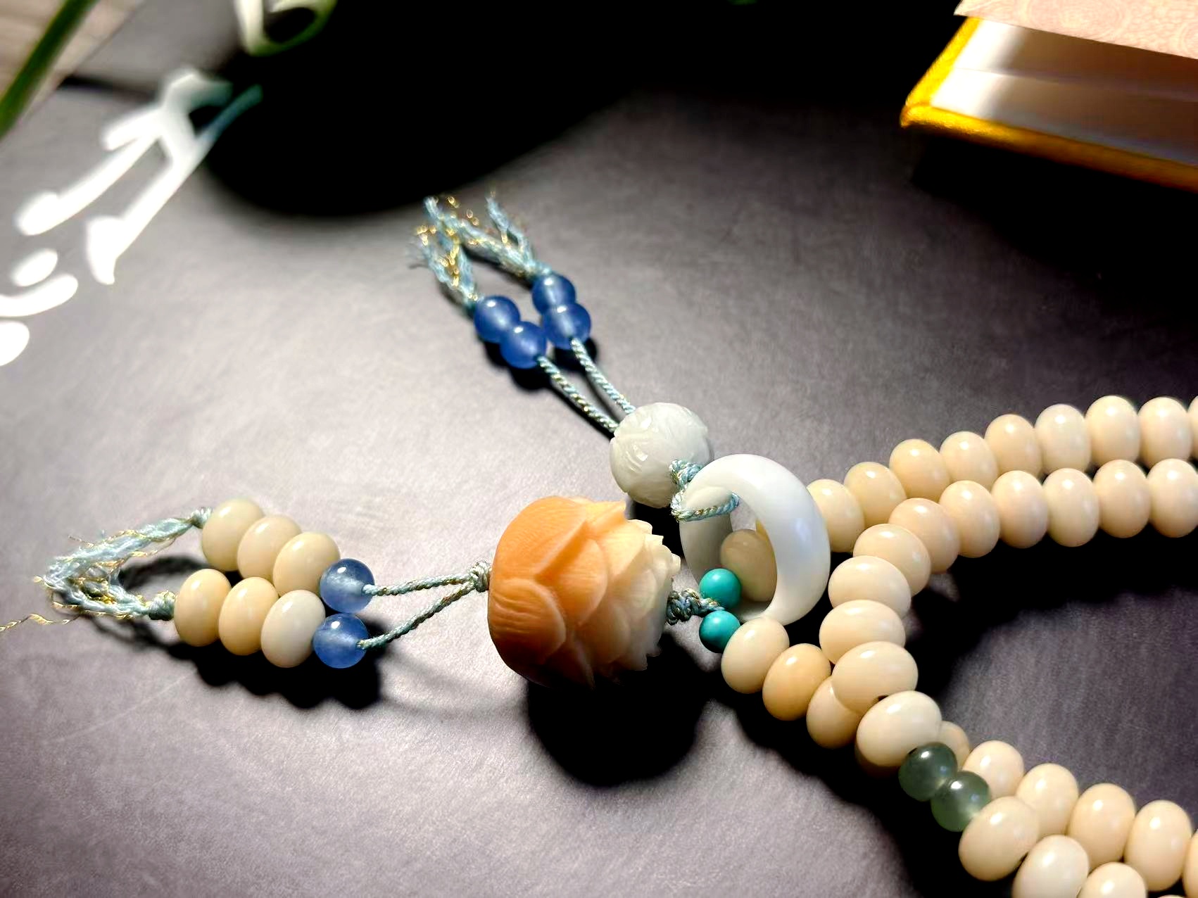 国风款菩提108颗多圈手持文玩念珠盘玩佛珠