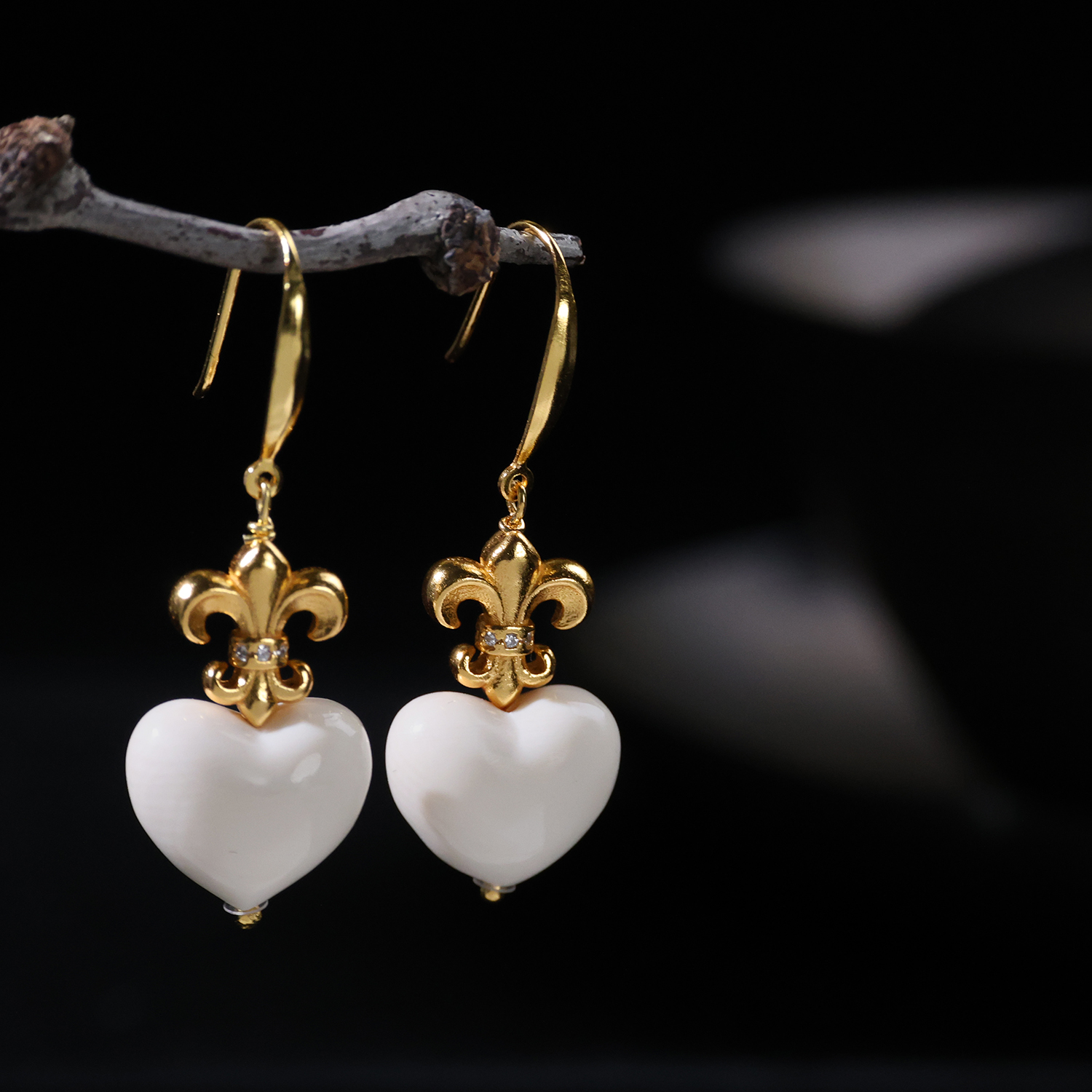 【思嘉】清逸 · 爱心猛犸耳钩 | 多样性发一 AA0387