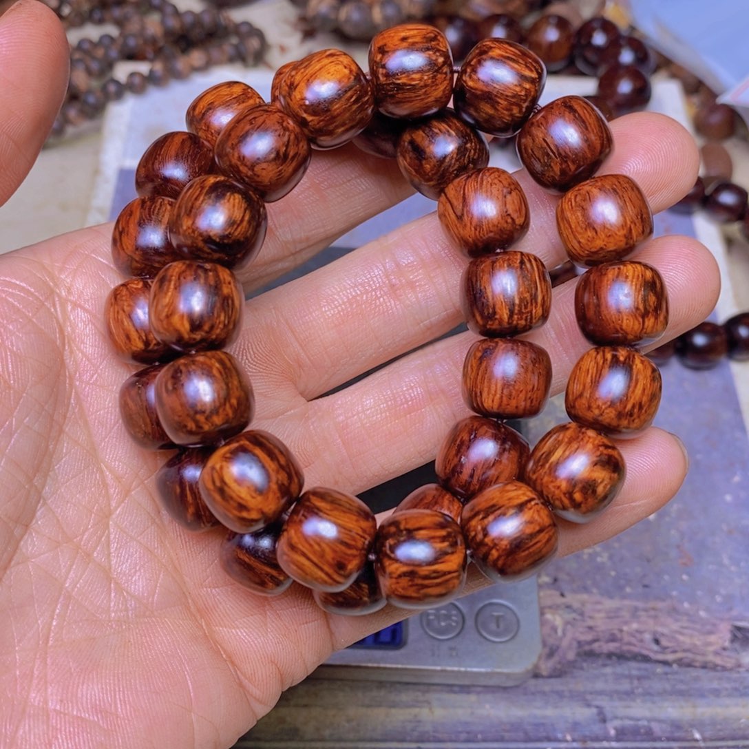 降真香手串/手链海南红降1314留疤29克