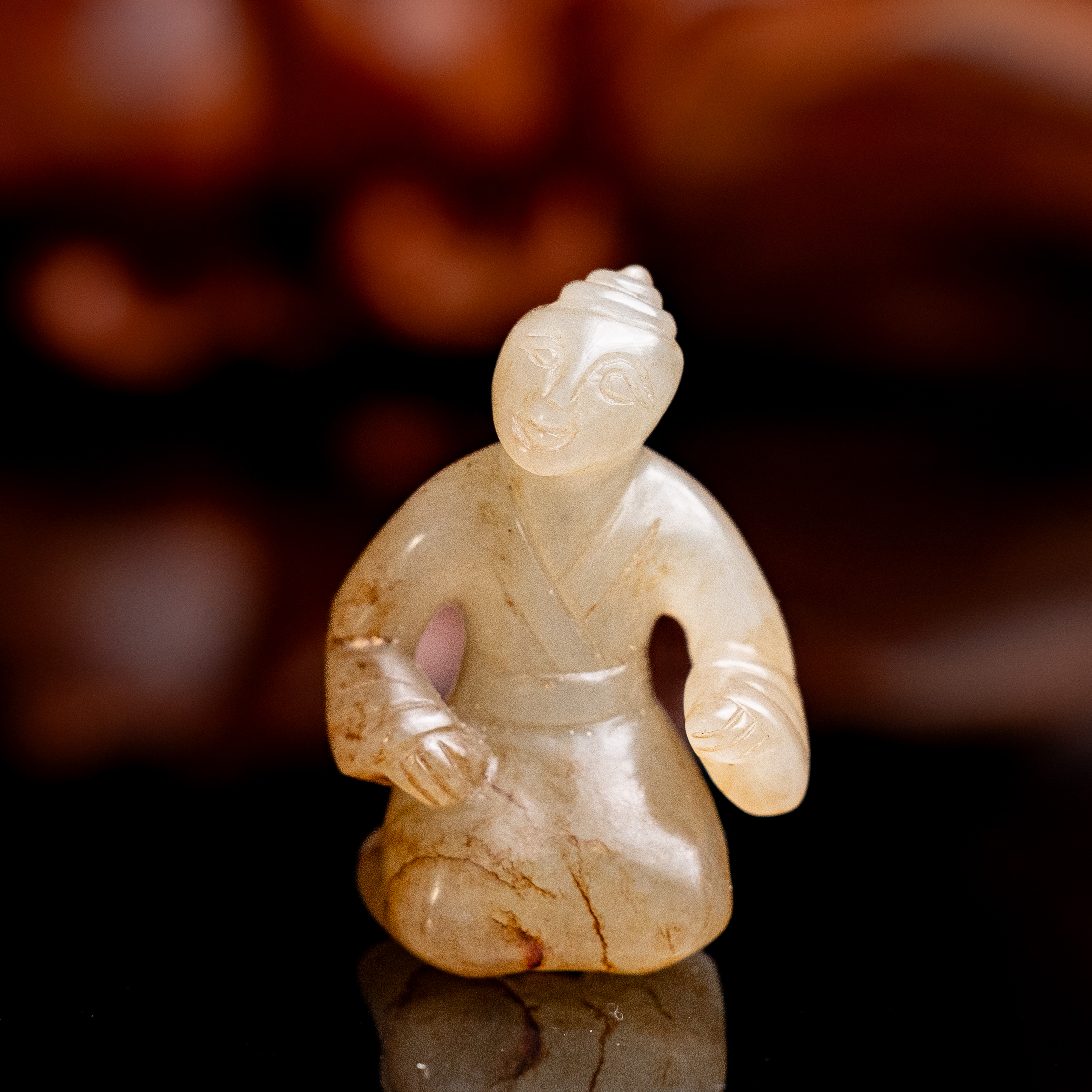 明代和田玉玉跪人-CS