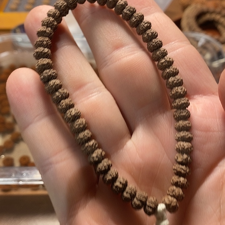 金刚菩提手串喜*。货头07平细