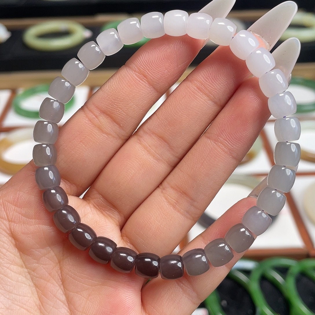 和田玉未镶嵌手链