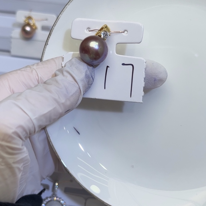 淡水珍珠颈饰银S925镶嵌