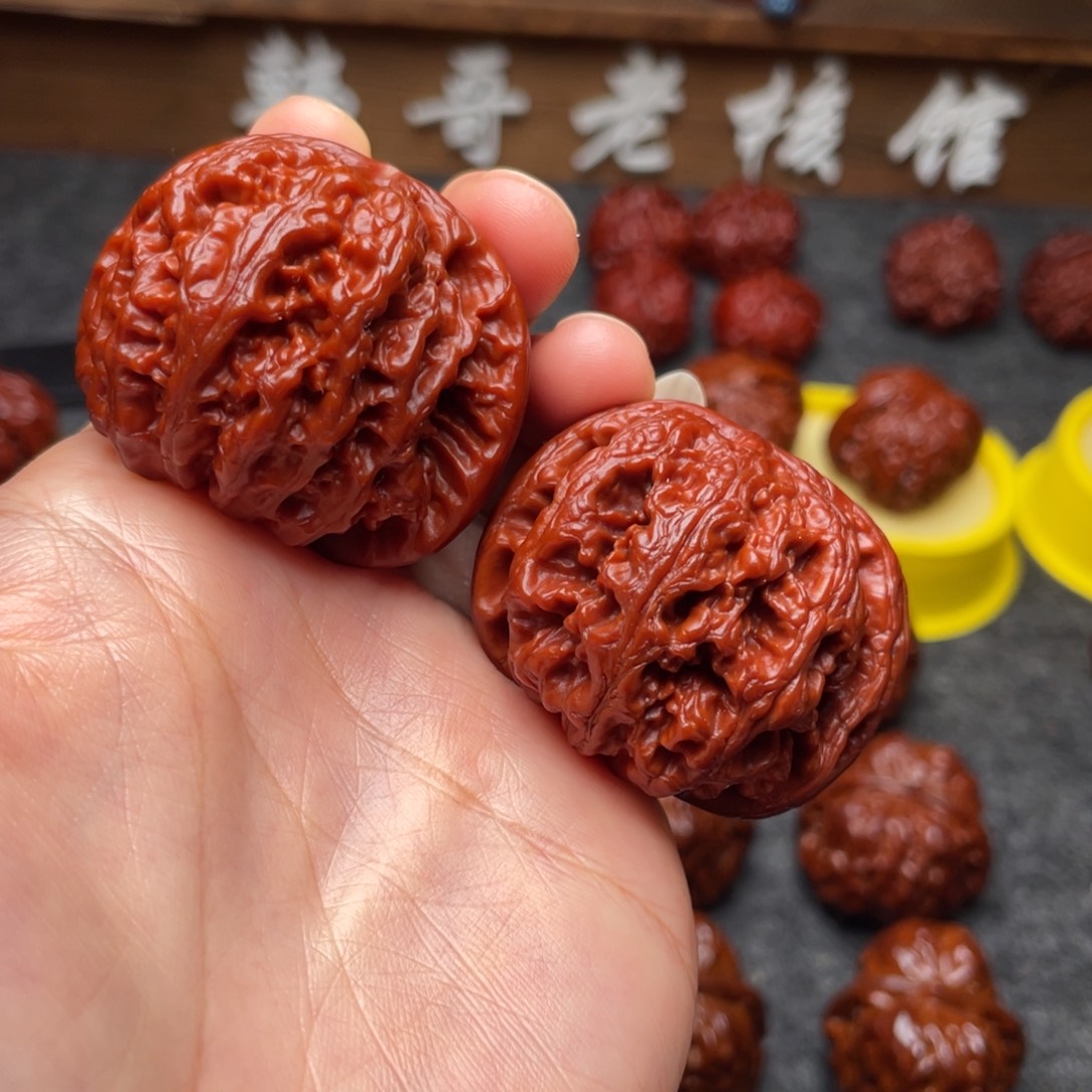 文玩核桃吊坠文玩核桃 手把件 大粗筋 43