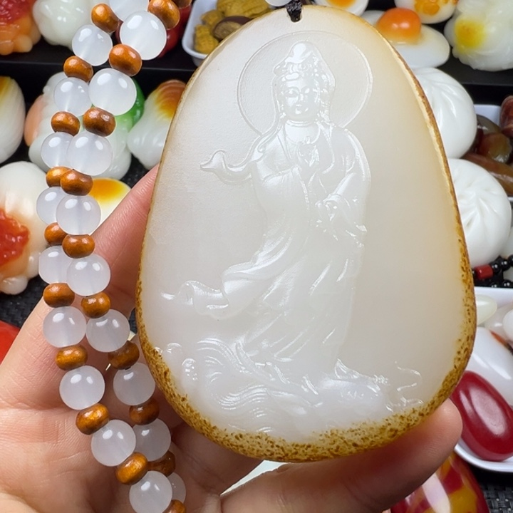 新疆戈壁五彩石金丝