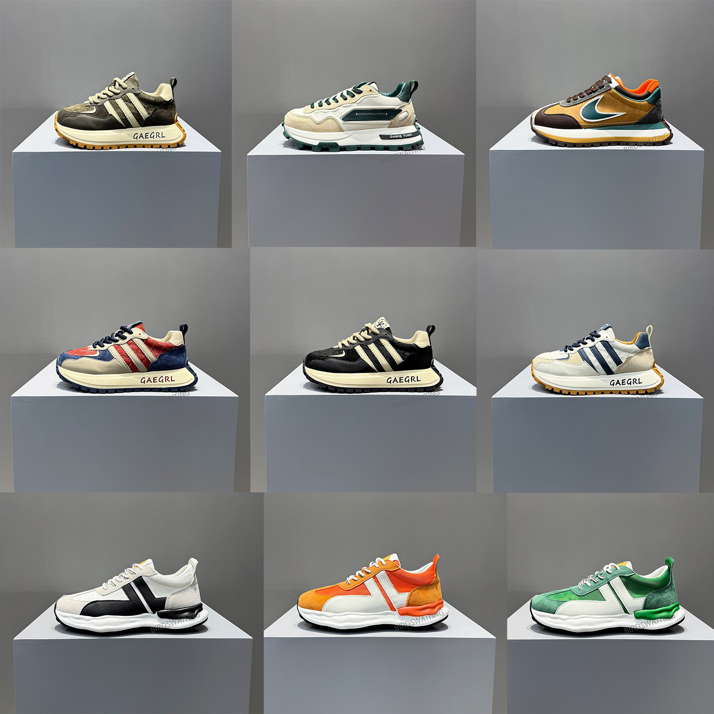 【特价男鞋】新款阿甘鞋休闲时尚厚底潮流鞋百搭舒适增高男士老爹鞋