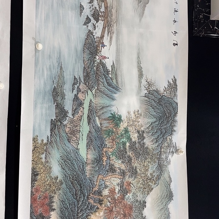 国画小六尺国画作品