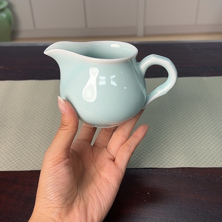龙泉云间青瓷小米茶器