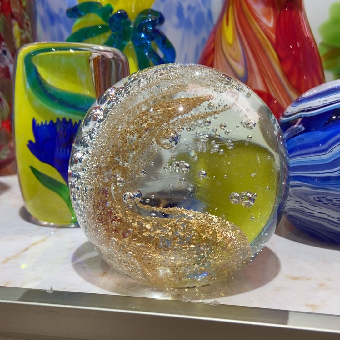 琉璃手工艺品精品大金浪