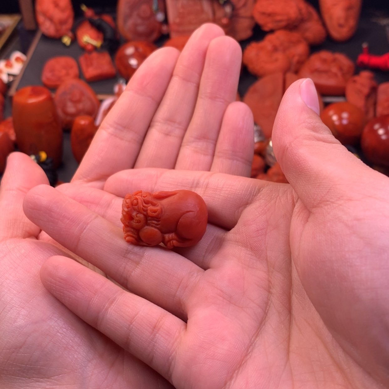 【闪购商品】南红玛瑙高品貔貅未镶嵌美****我
