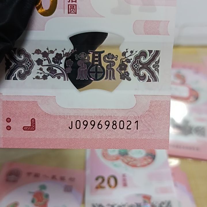 塑料蛇钞号码如图所示099698021朦胧