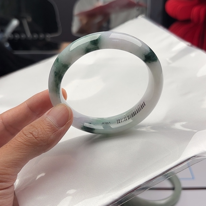 翡翠未镶嵌手镯60 107