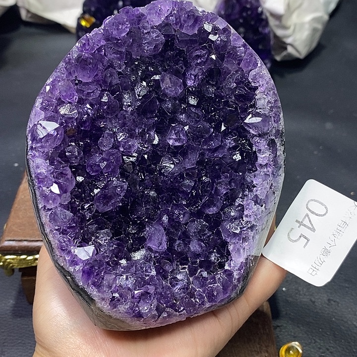 紫晶珠宝半成品未镶嵌