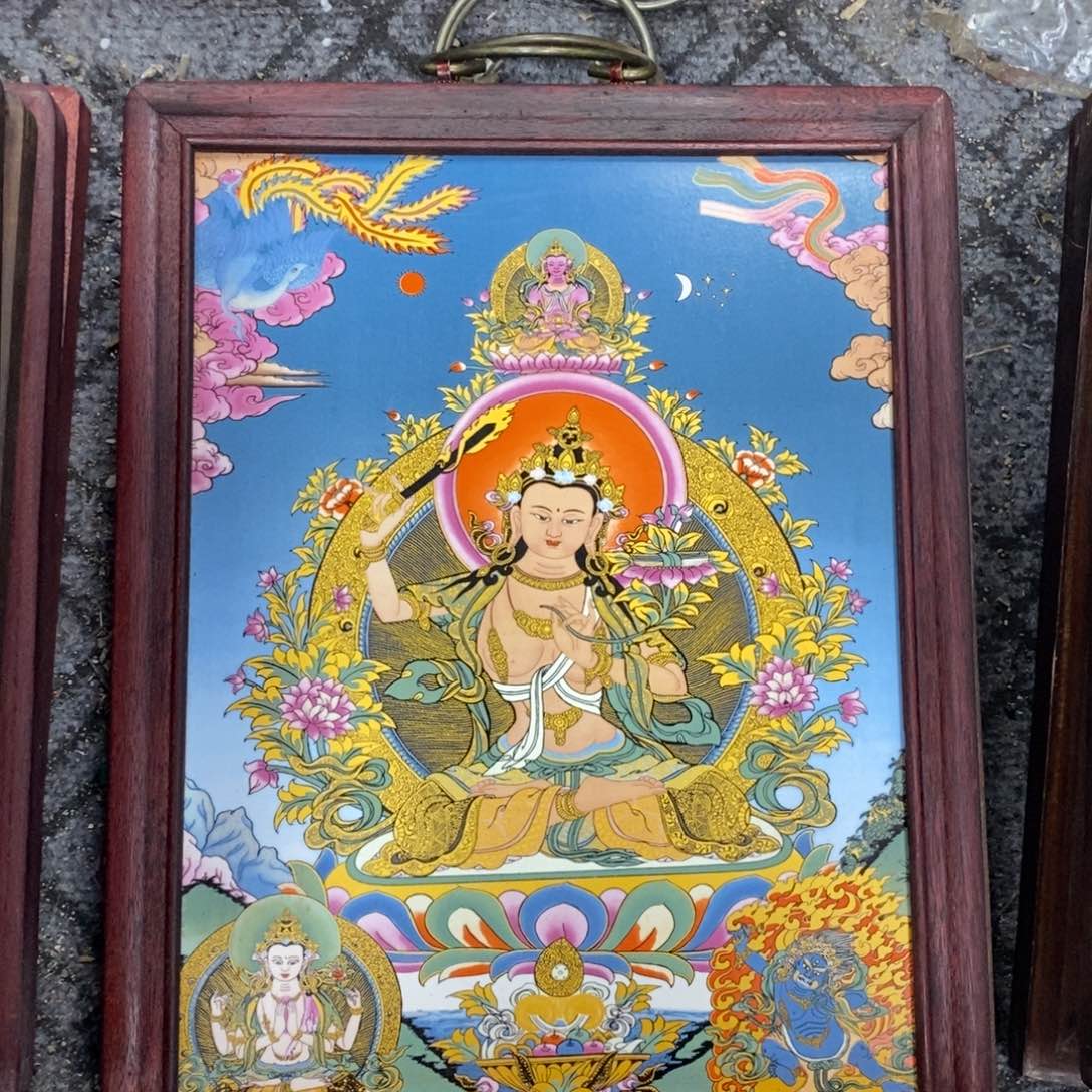 瓷37*28*1景德镇瓷板画柴窑烧制