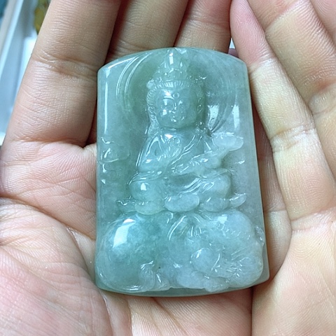 翡翠颈饰未镶嵌天然缅甸翡翠a货