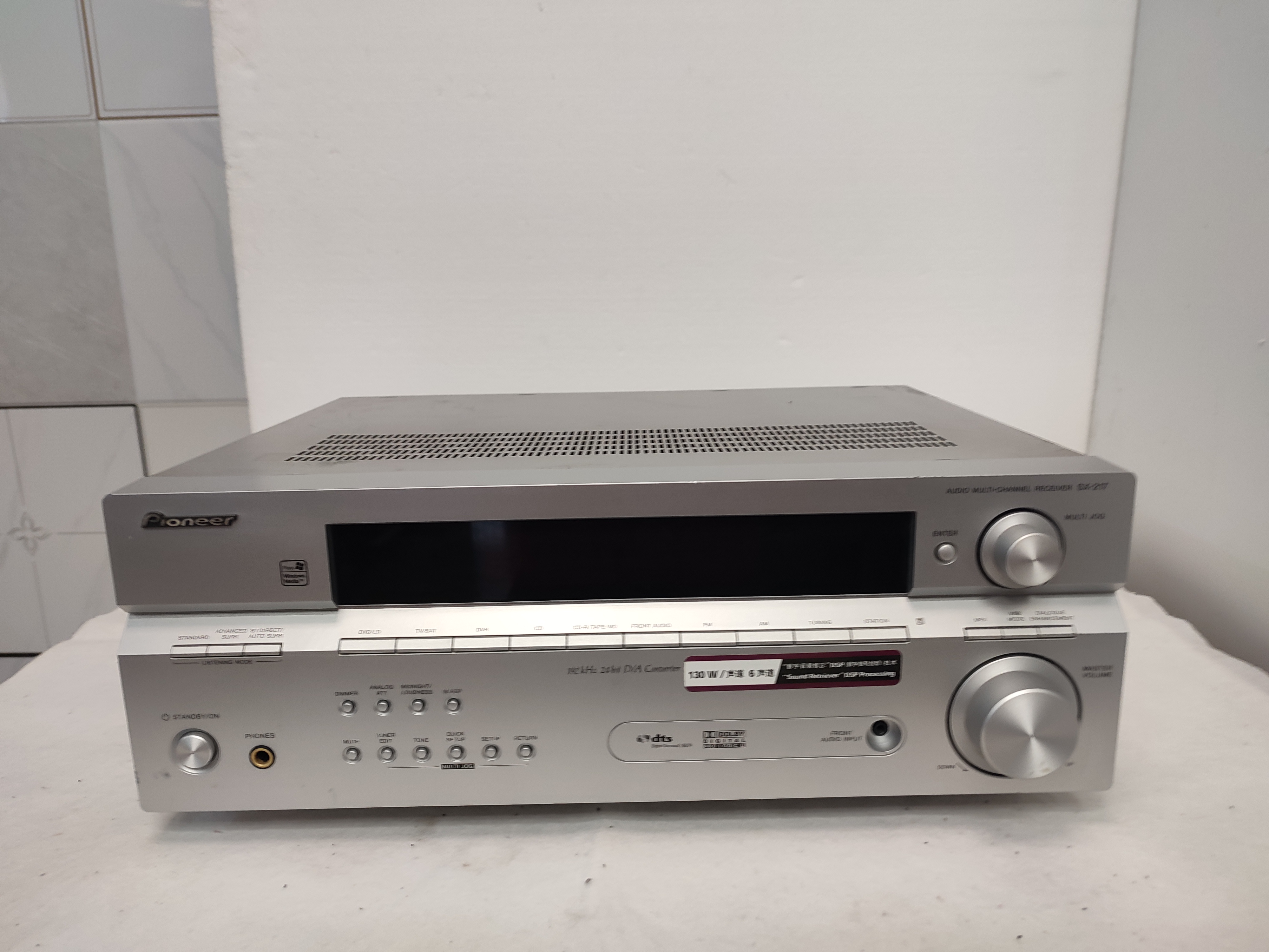 9新  二手先XF，Sx-217功放机，不包邮。不退换货