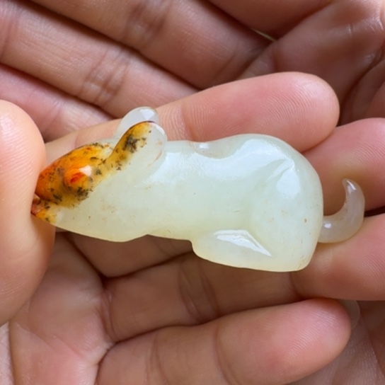 和田玉挂件未镶嵌范*利