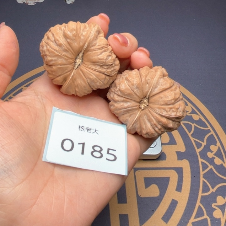 文玩核桃把件42南瓜墩