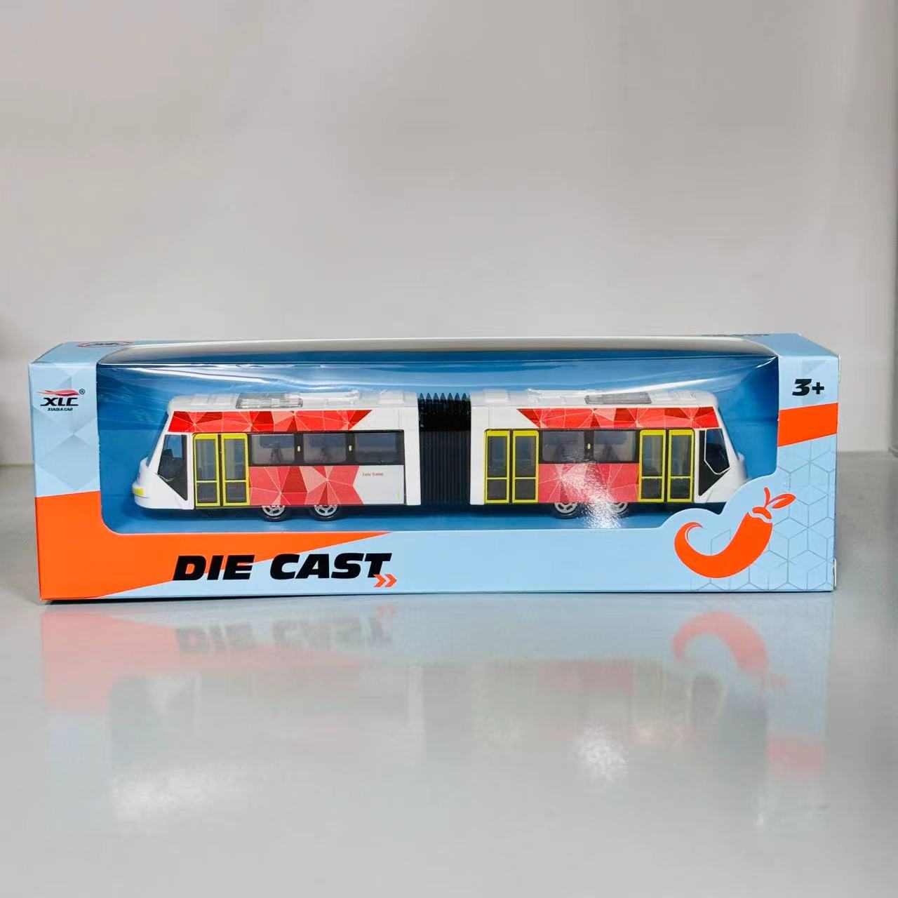 合金城市双节轻轨车滑行车