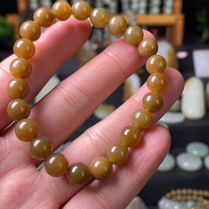 和田玉手链未镶嵌