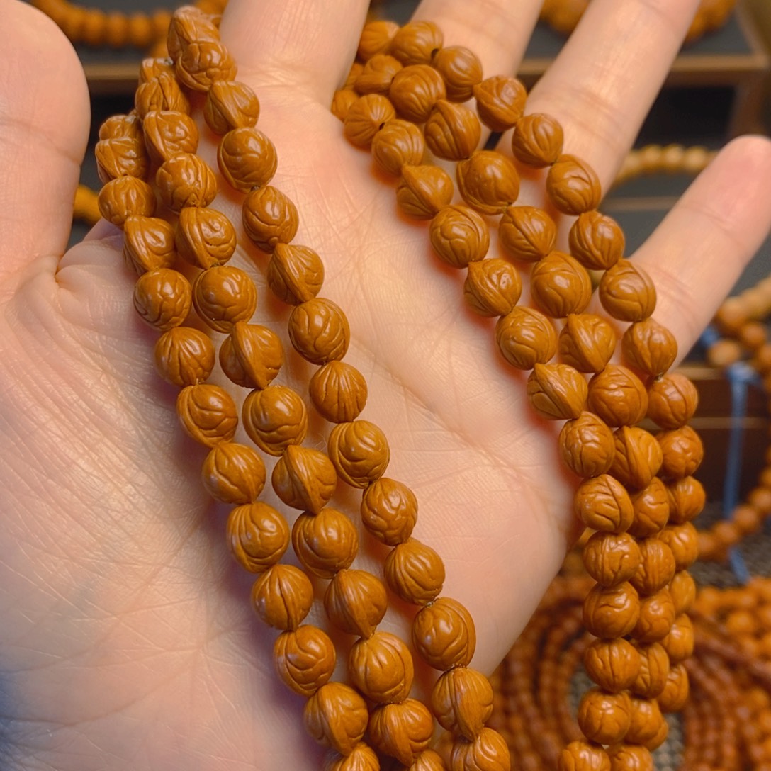 彪***哥吊坠桃核秦岭森林07