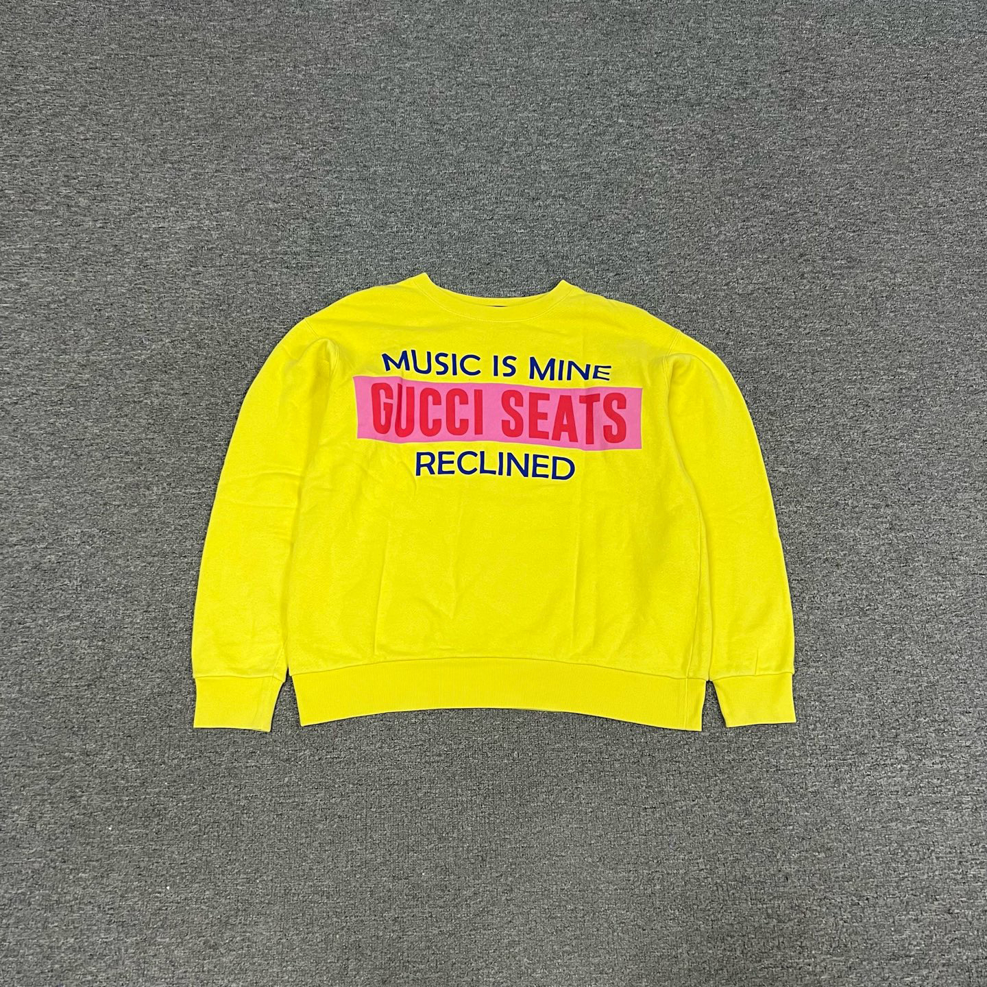 99新 AMIPARIS Gucci 古驰黄色卫衣xs码 H