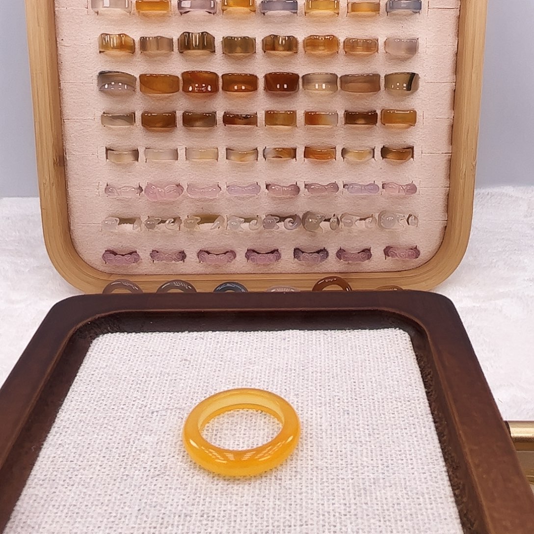 玛瑙/玉髓未镶嵌戒指517港16