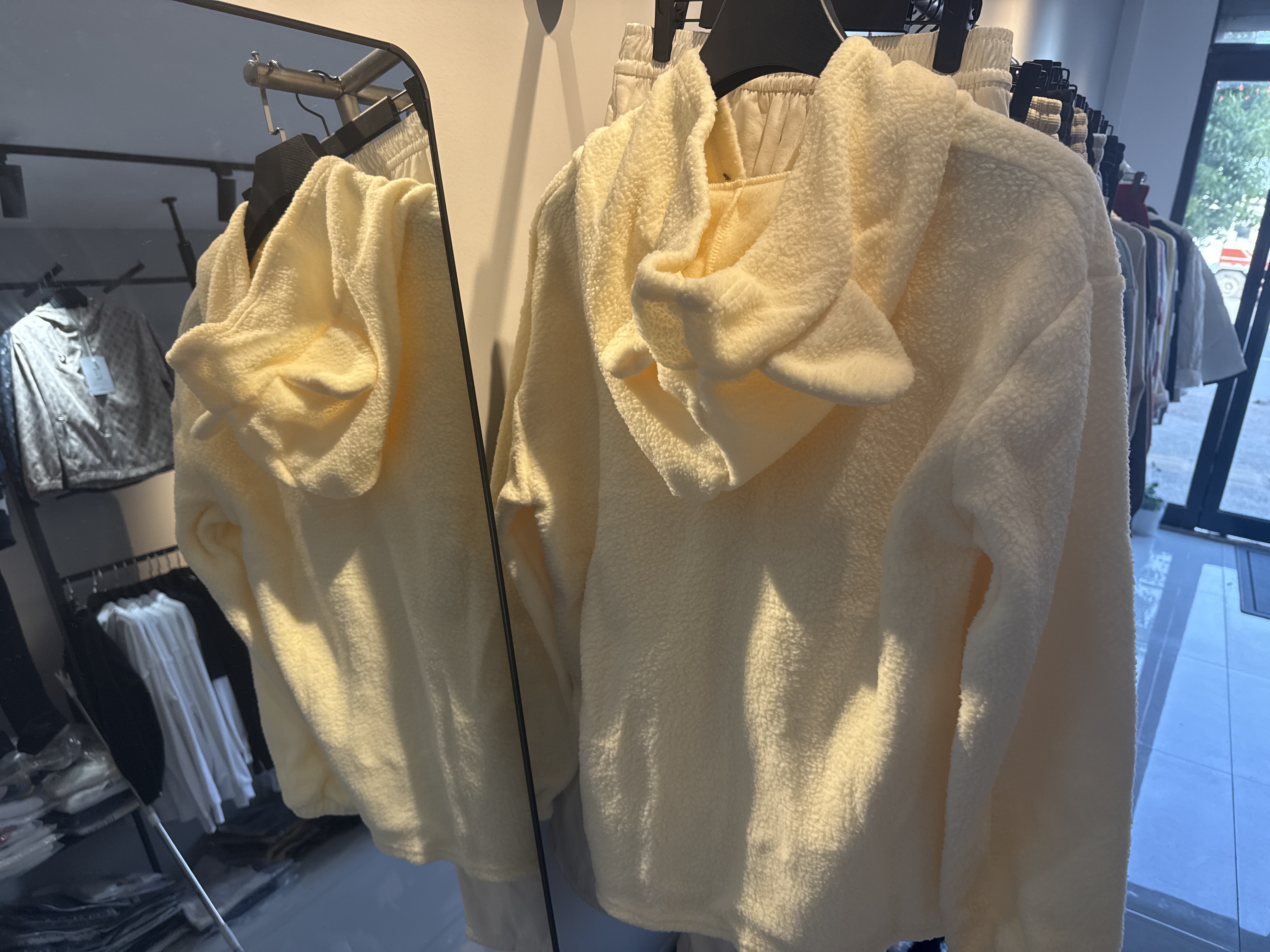 冬季新款可爱风加绒加厚连帽保暖可外穿睡衣家居服