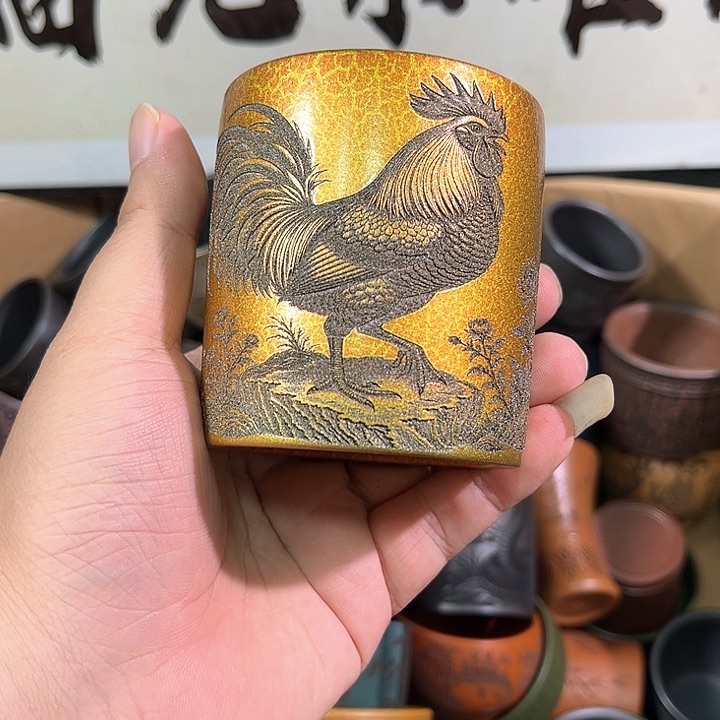 茶杯紫砂全手工紫砂主人杯