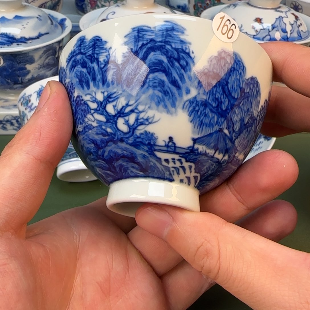 彦祖纯手工手绘茶具166
