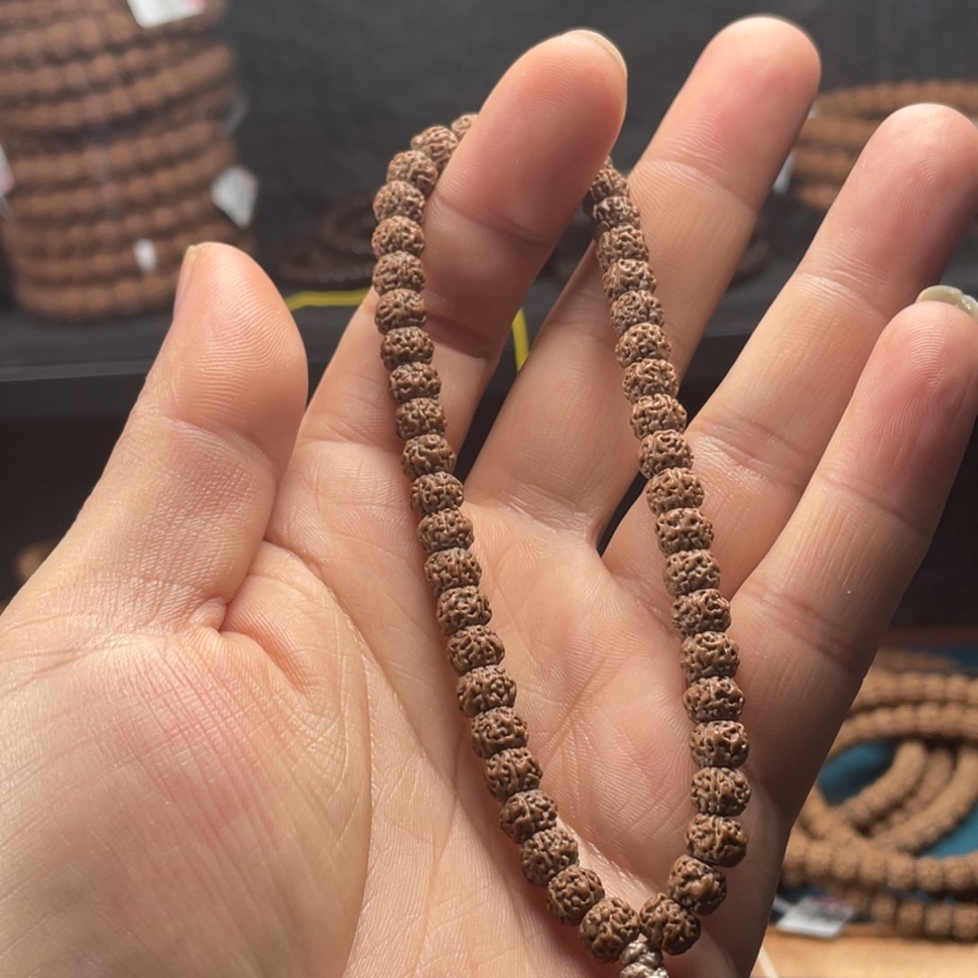 金刚菩提手串崔*俊藏式盘龙纹7单圈