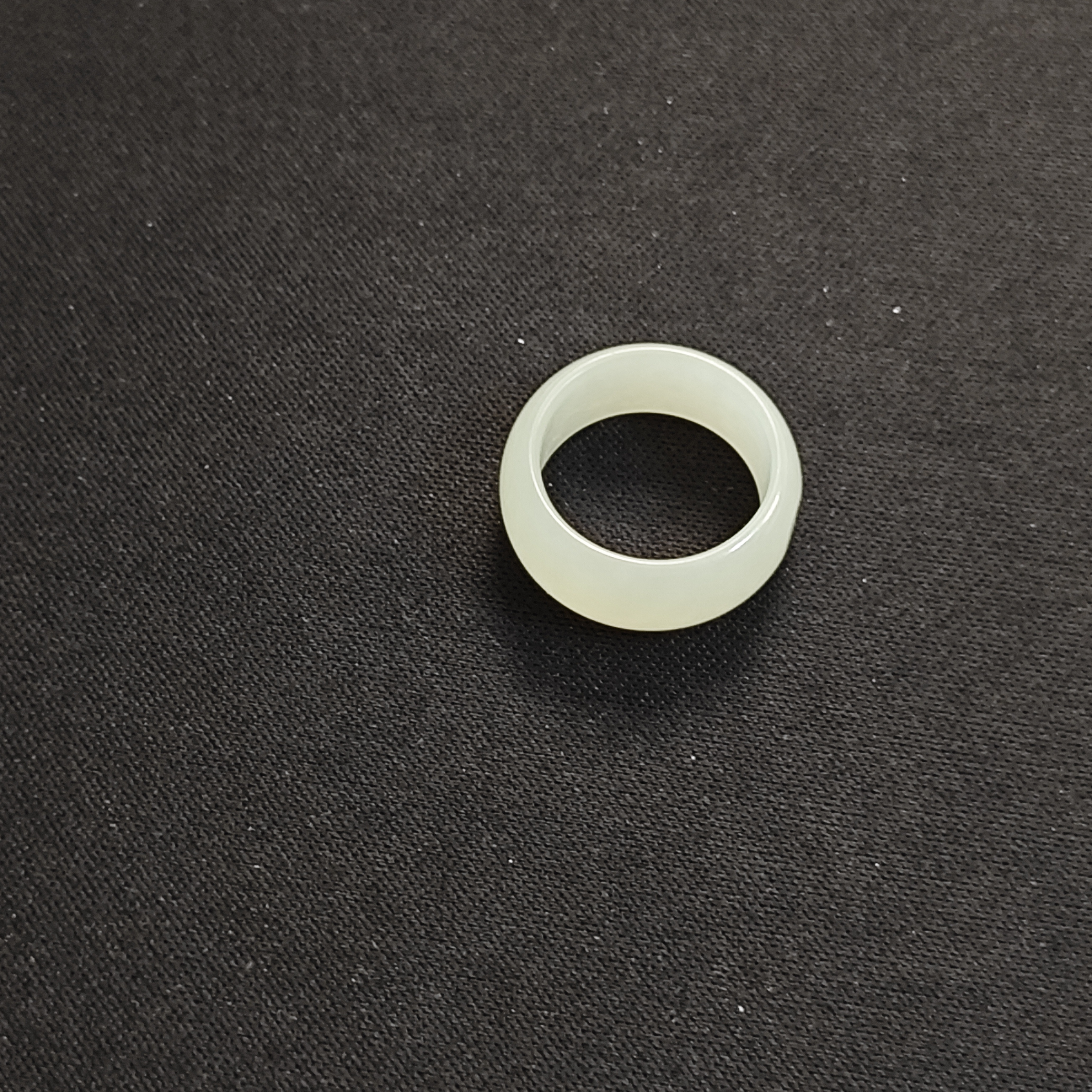 近现代 RC0899创汇期和田白玉戒指