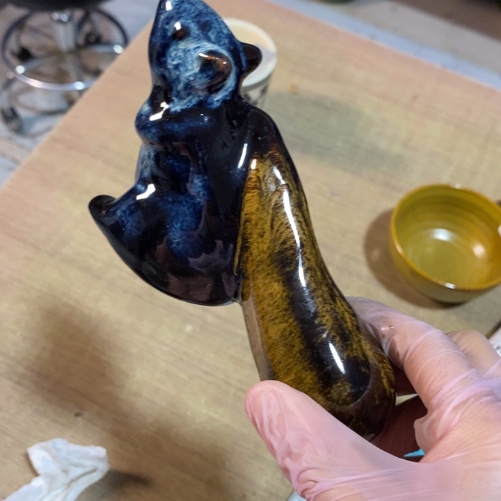 瓷片七厂窑变老鼠