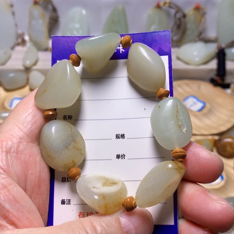 和田玉（白玉）手串未镶嵌