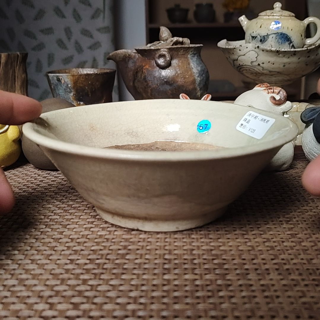 057旧碗蓄水壶承盘子