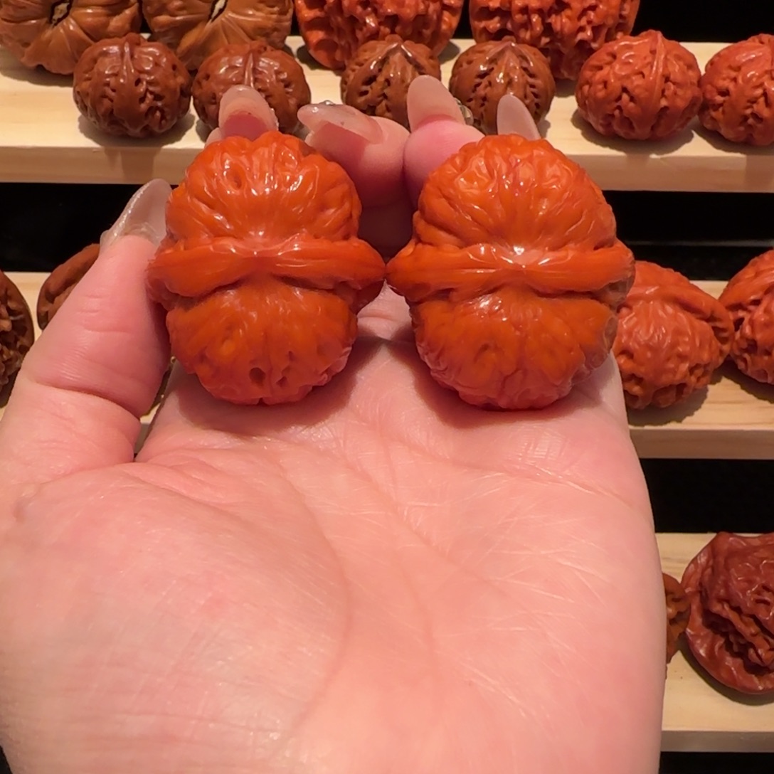 吊坠文玩核桃玉化元宝39精品2663