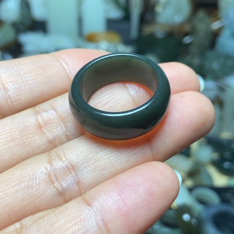 【闪购商品】和田玉戒指未镶嵌旭*九
