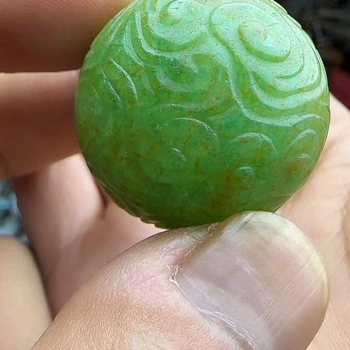 白玉菩提吊坠吉**杨精品