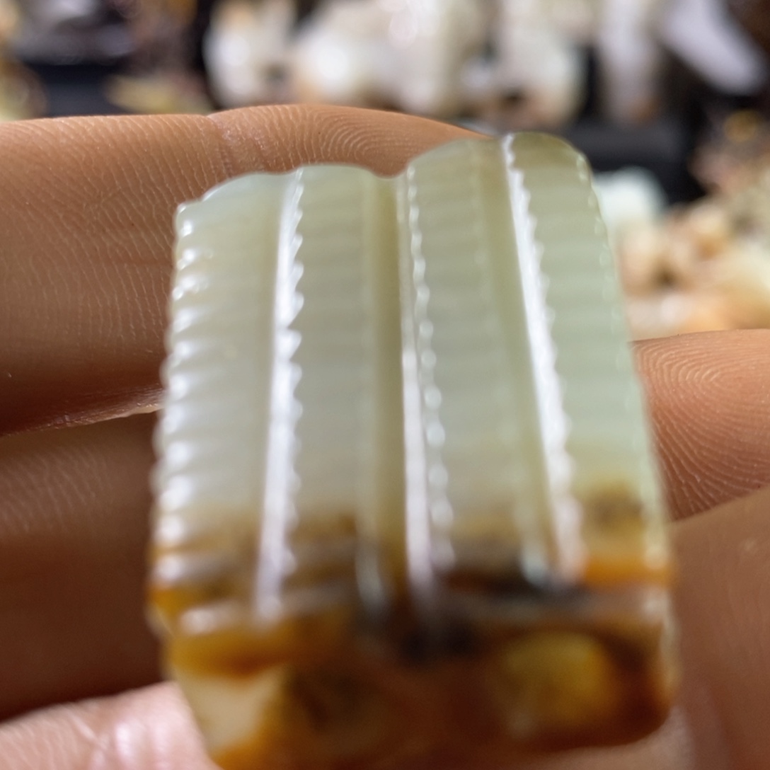 和田玉（糖玉）颈饰未镶嵌