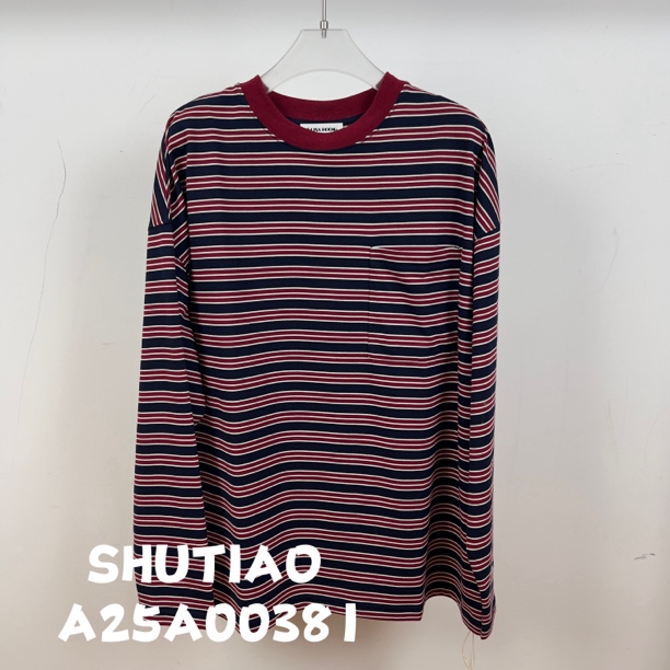 【SHUTIAO】2024秋冬：新款小众设计款T恤A25A00381