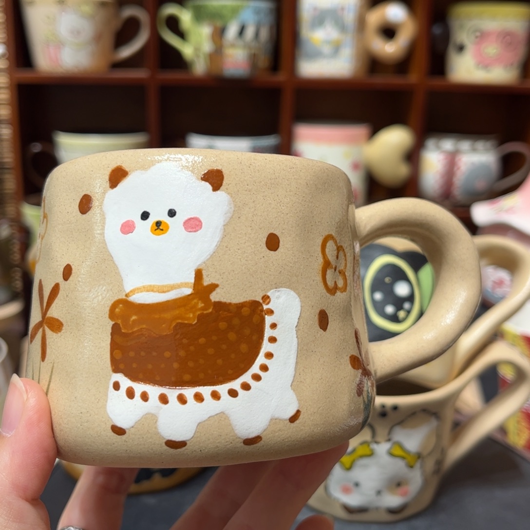 陶杯子景德镇陶瓷微瑕