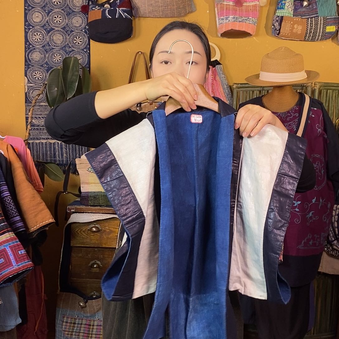 织绣手工土布乌鸦衣
