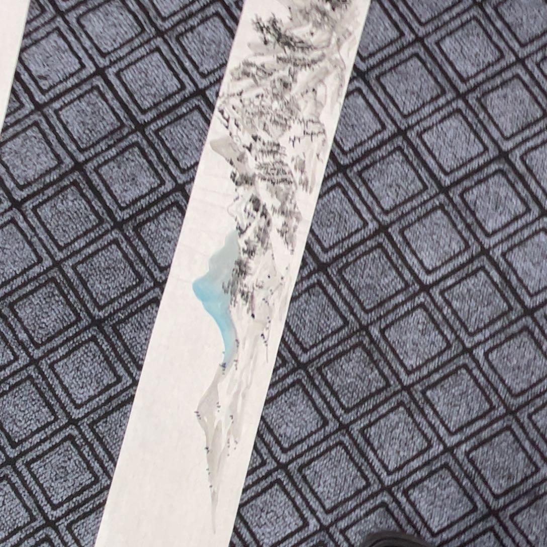 兼***监国画长条山水作品m