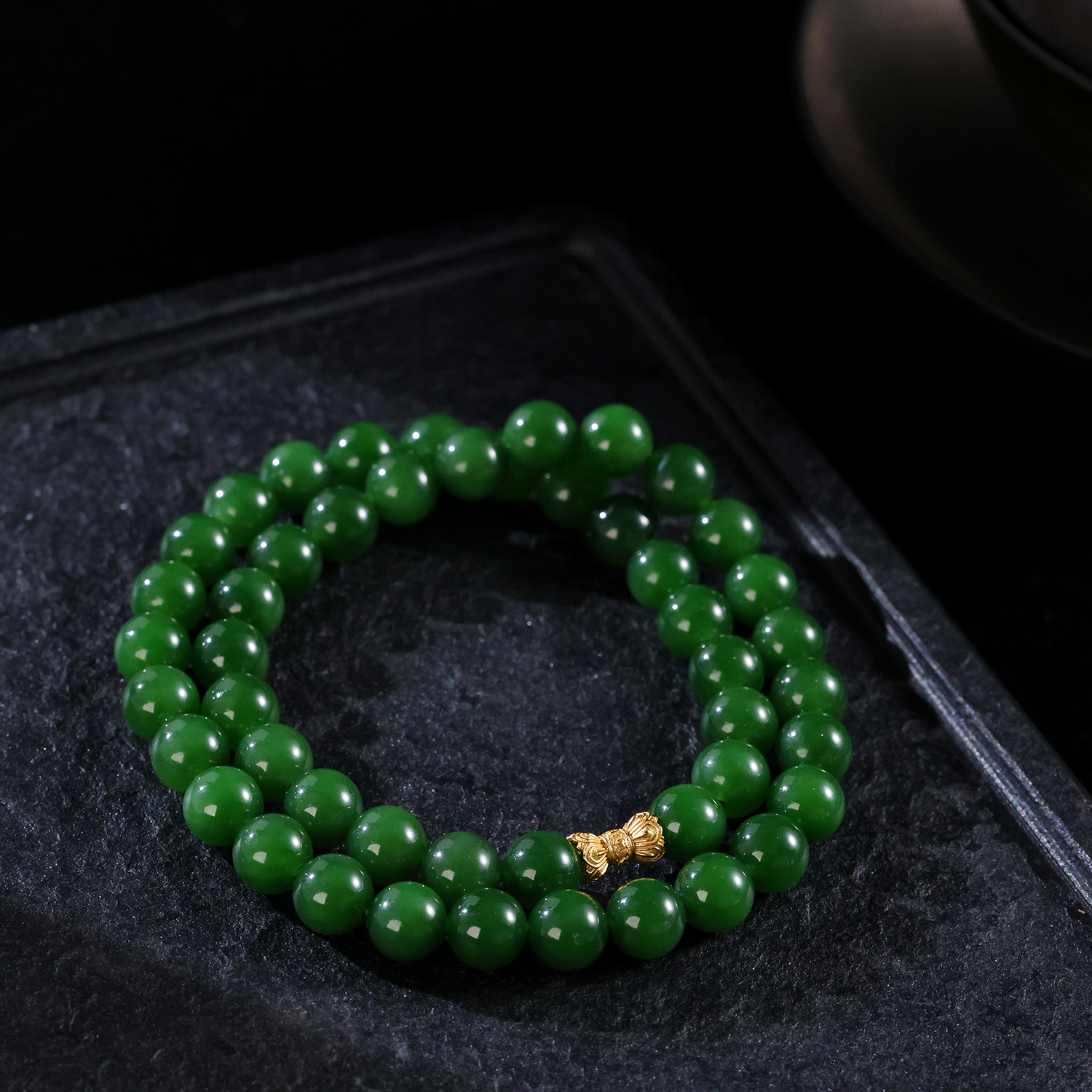 【思嘉】典藏系列 · 景福碧玉项链 | 多样性发一 AE0109